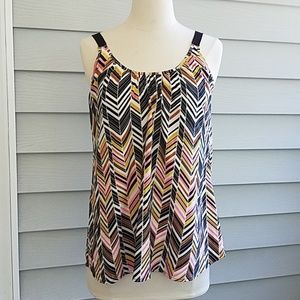 Collective Concepts Pink and Black Tank